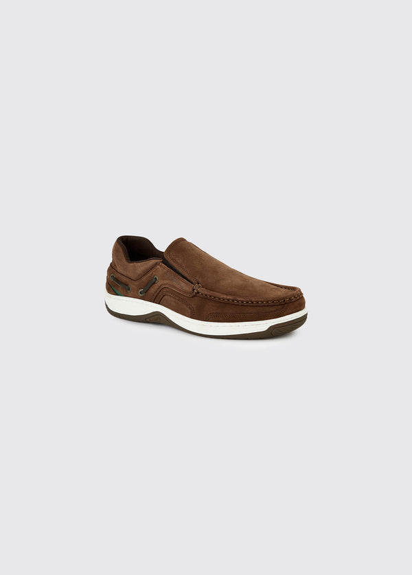 Dubarry Yacht Men's Slip-On Deck Shoe - Walnut