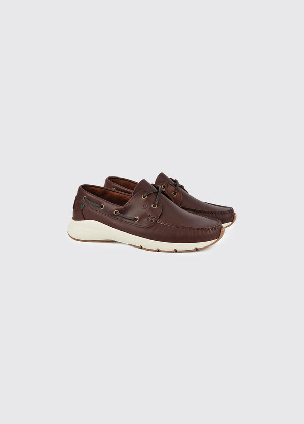 dubarry Dungarvan Mens Lightweight Deck Shoe - Mahogany