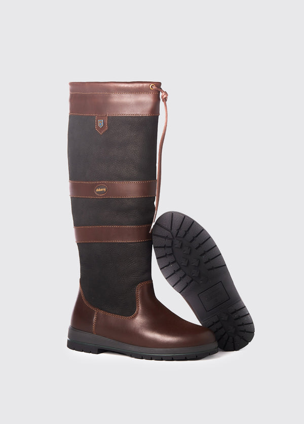 Dubarry Galway Ladies ExtraFit™ Country Boot - Black/Brown