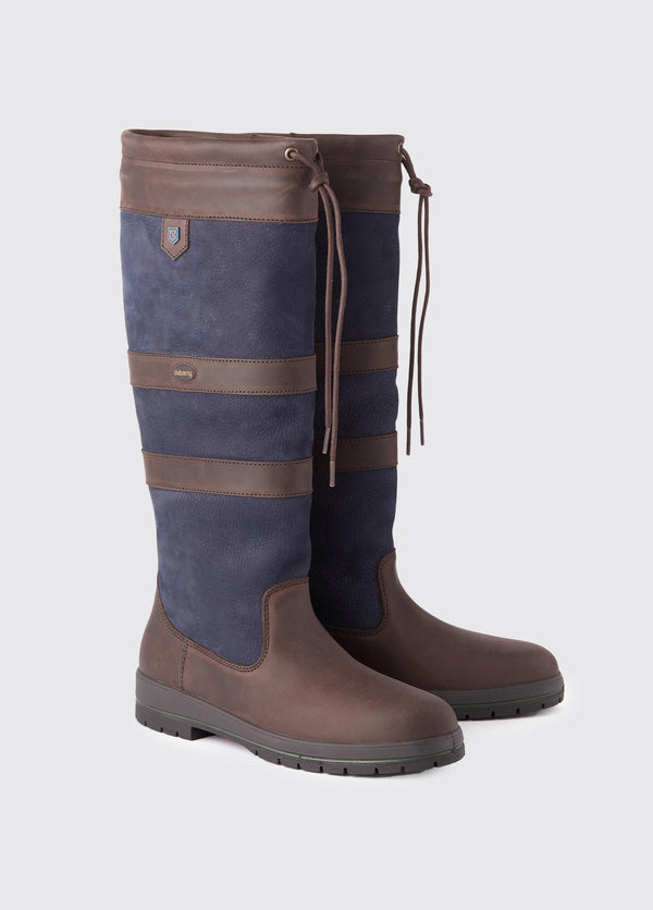 dubarry Galway Ladies SlimFit™ Country Boot - Navy/Brown