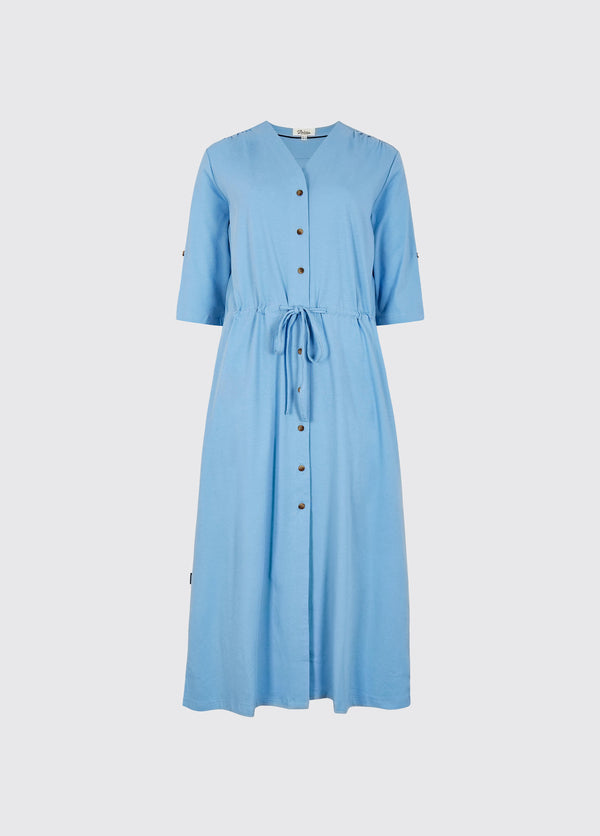dubarry Hanlon Women’s Midi Length Shirt Dress - Azure Blue