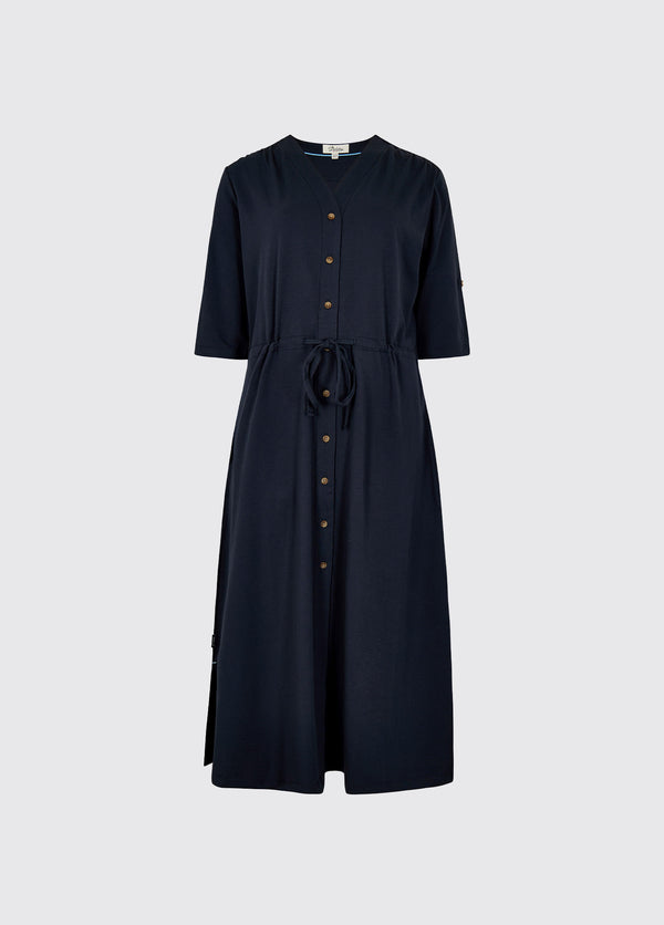dubarry Hanlon Women’s Midi Length Shirt Dress - Navy