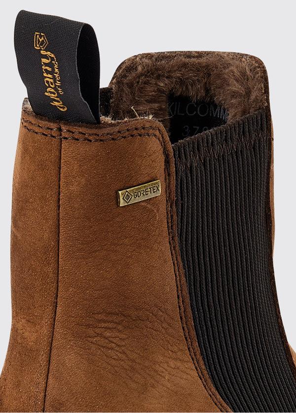 Dubarry Kilcommon Faux Fur-lined Chelsea Boot - Walnut
