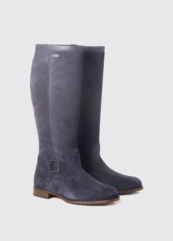 dubarry Limerick Ladies Leather Soled Boot - French Navy