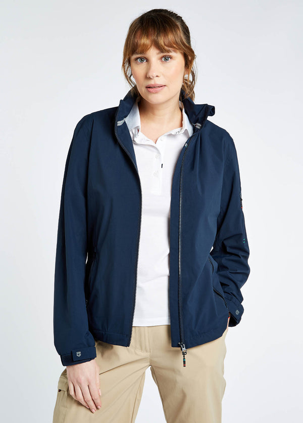 Dubarry Livorno Women's Fleece-lined Crew Jacket - Navy