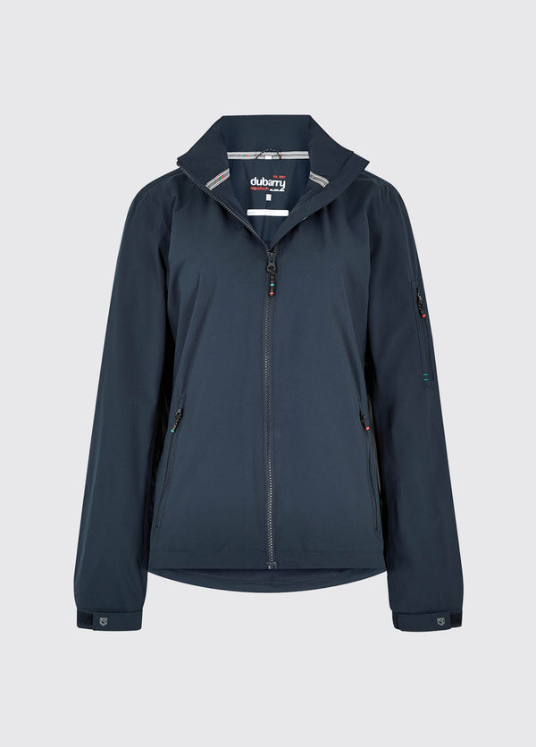 dubarry Livorno Women's Fleece-lined Crew Jacket - Navy