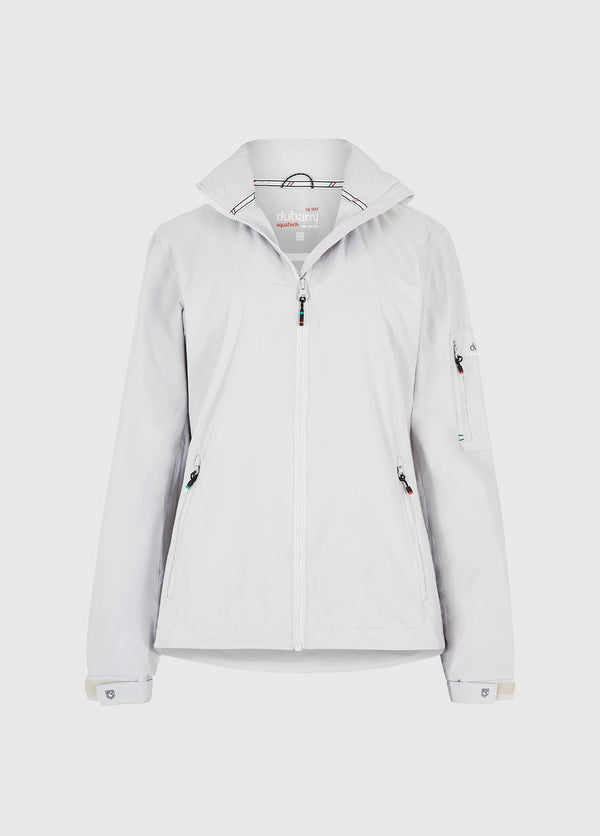 dubarry Livorno Women's Fleece-lined Crew Jacket - Platinum