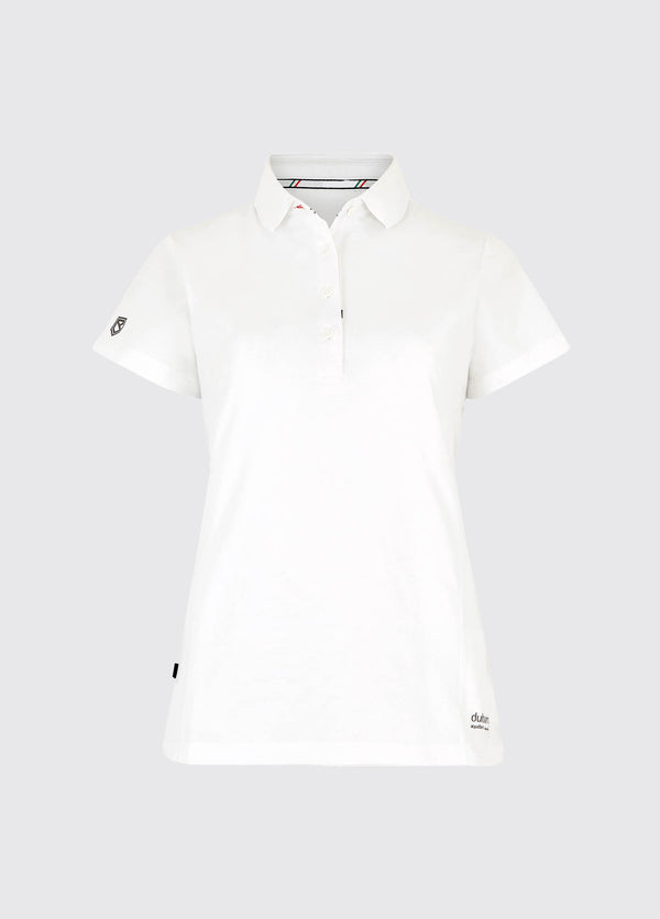 dubarry Martinique Women's Short-sleeved Polo - White