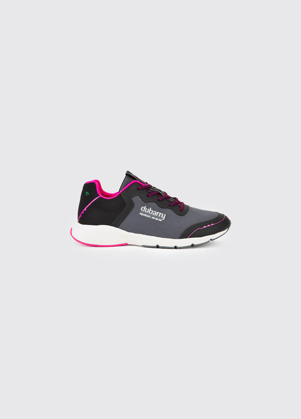 Dubarry Palermo Ladies Lightweight Sporty Trainer - Steel/Cerise