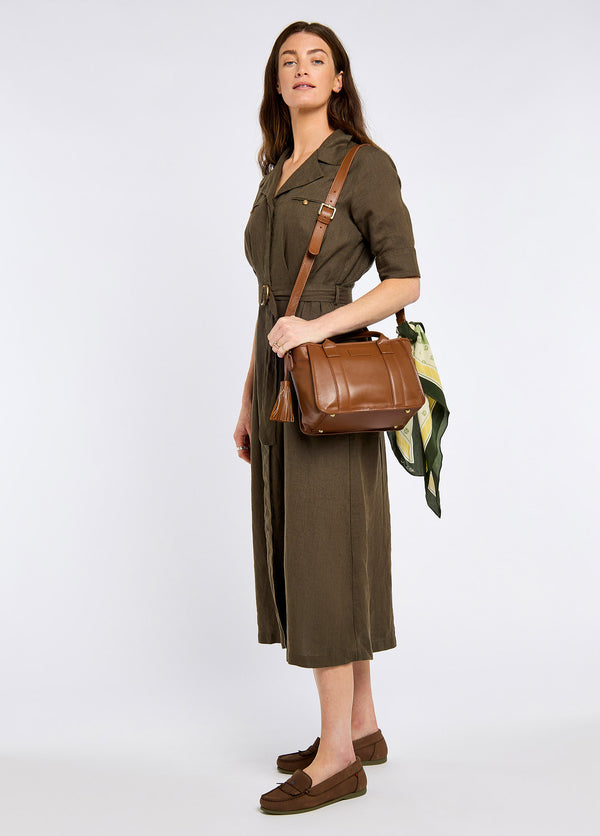 Dubarry Ramelton Medium Size Leather Handbag - Caramel