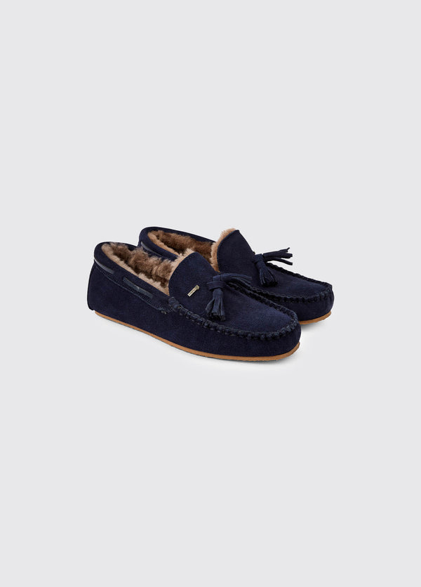 dubarry Rosslare Women's Moccasin Slipper - French Navy