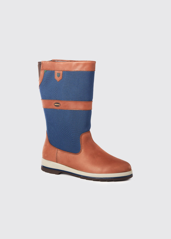 Dubarry Shamrock Ladies ExtraFit™ Sailing Boot - Navy/Brown