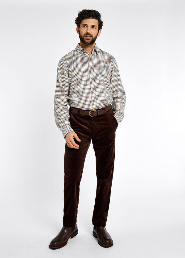 Dubarry Stride Men's Corduroy Trousers 34in Inseam - Brown