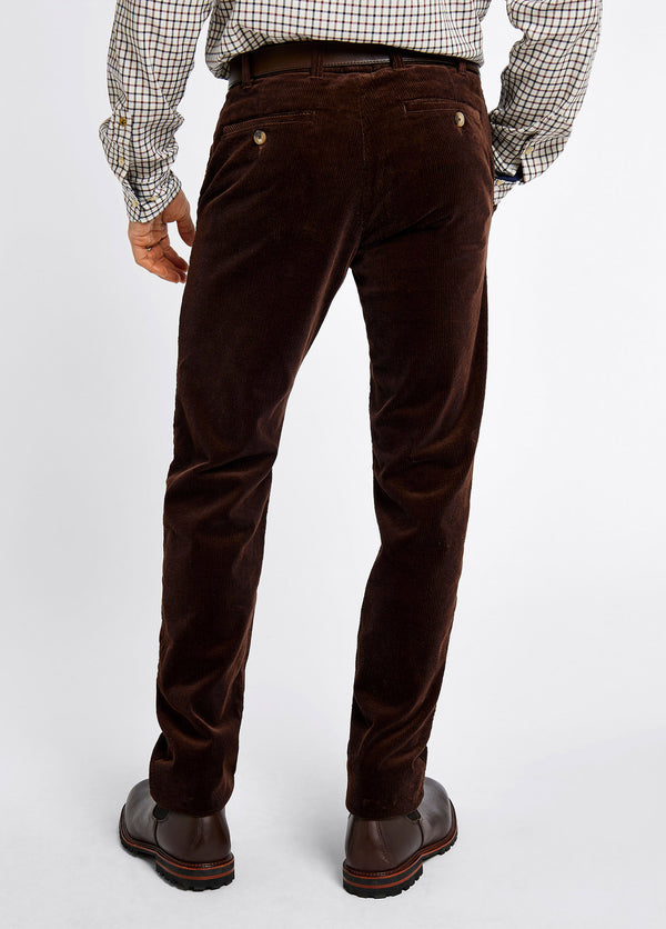 Dubarry Stride Men's Corduroy Trousers 34in Inseam - Brown
