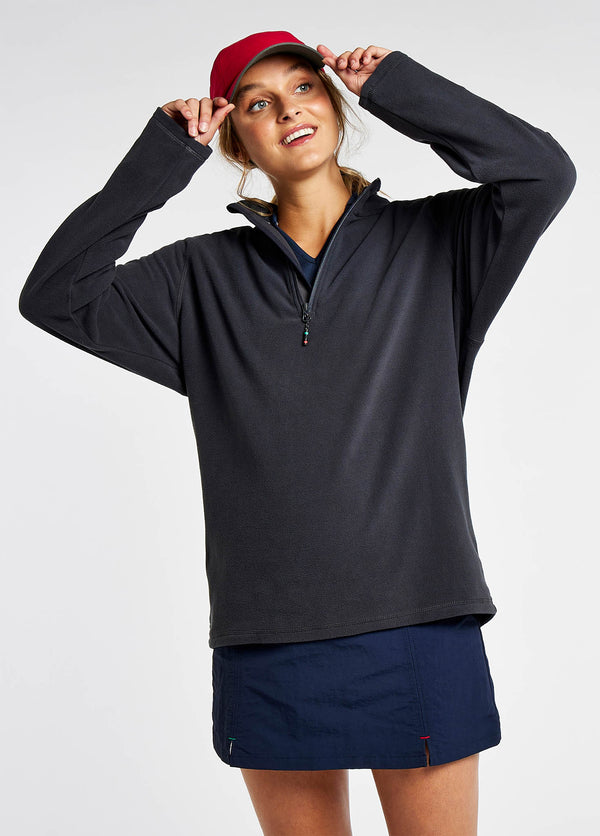 Dubarry Valencia Ladies Quarter-zip Fleece - Graphite