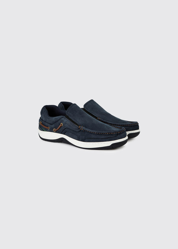 dubarry Yacht Men's Slip-On Deck Shoe - Midnight Blue