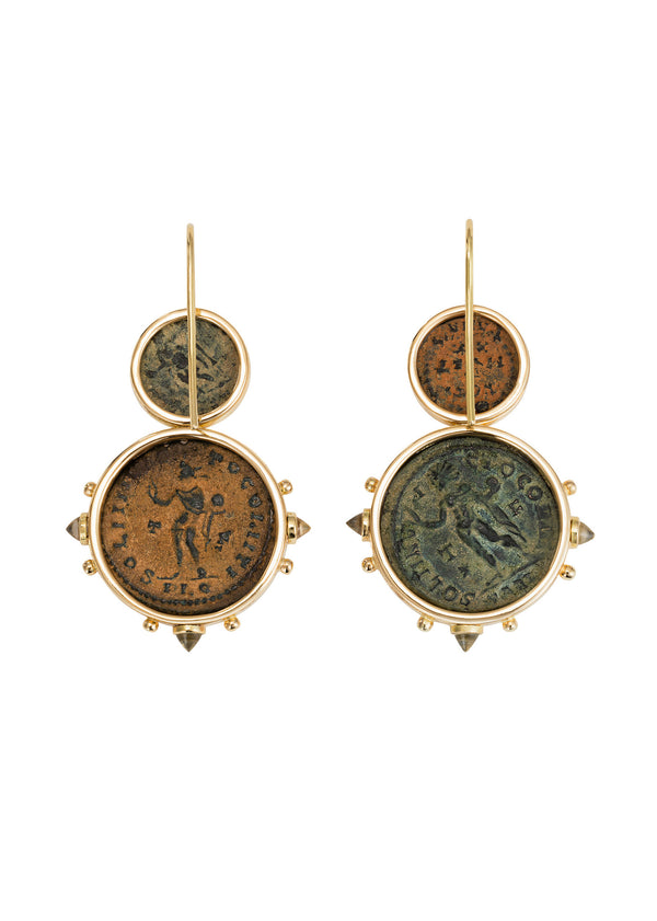 Dubini Constantine Double Earrings