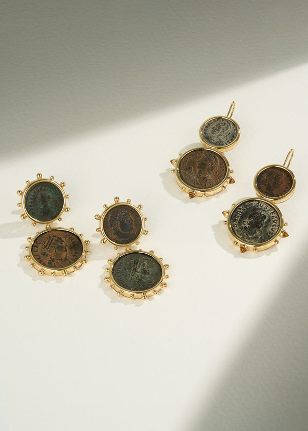 Dubini Constantine Double Earrings