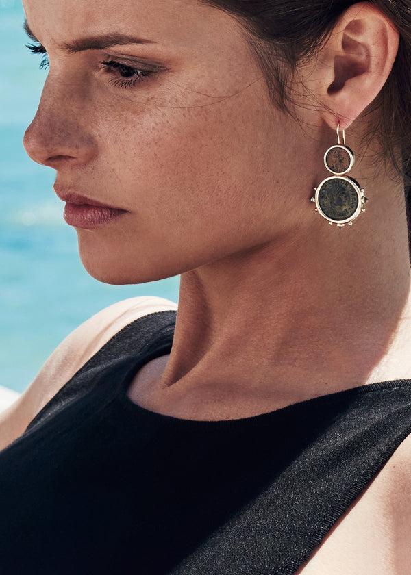 Dubini Constantine Double Earrings