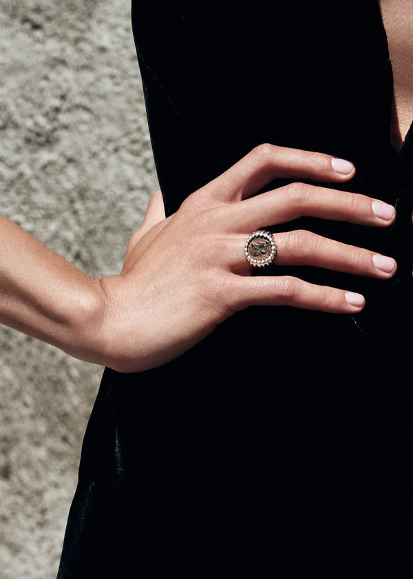 Dubini Constantine Silver Ring
