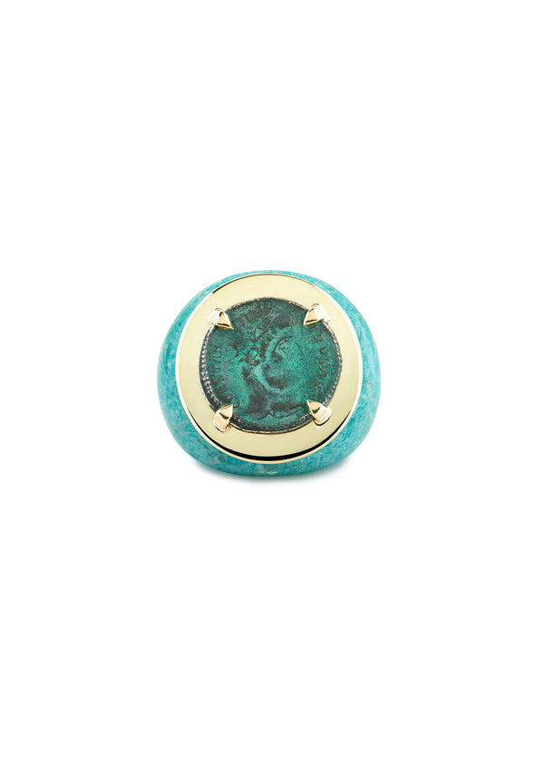 dubini Emperor Amazonite Ring