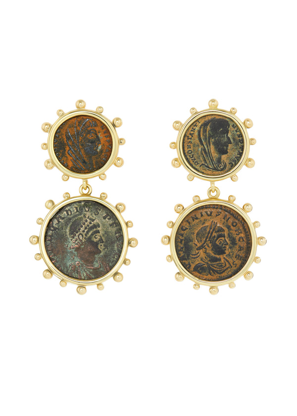 dubini Empress Double Earrings