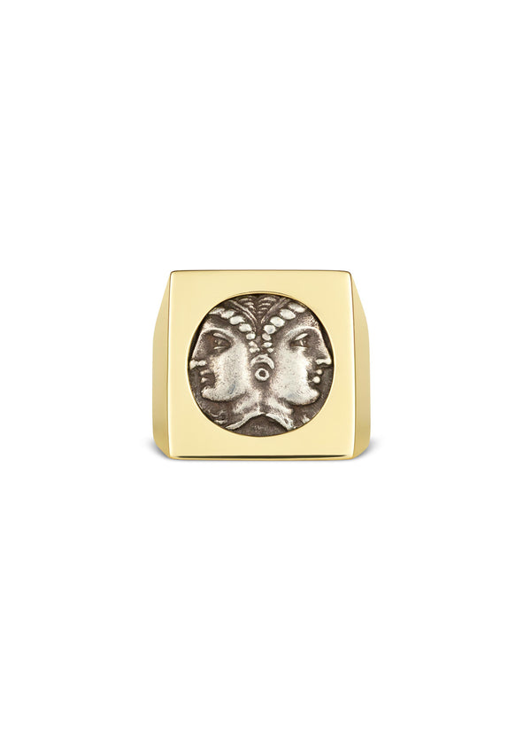 Dubini Female Janiform Signet Ring