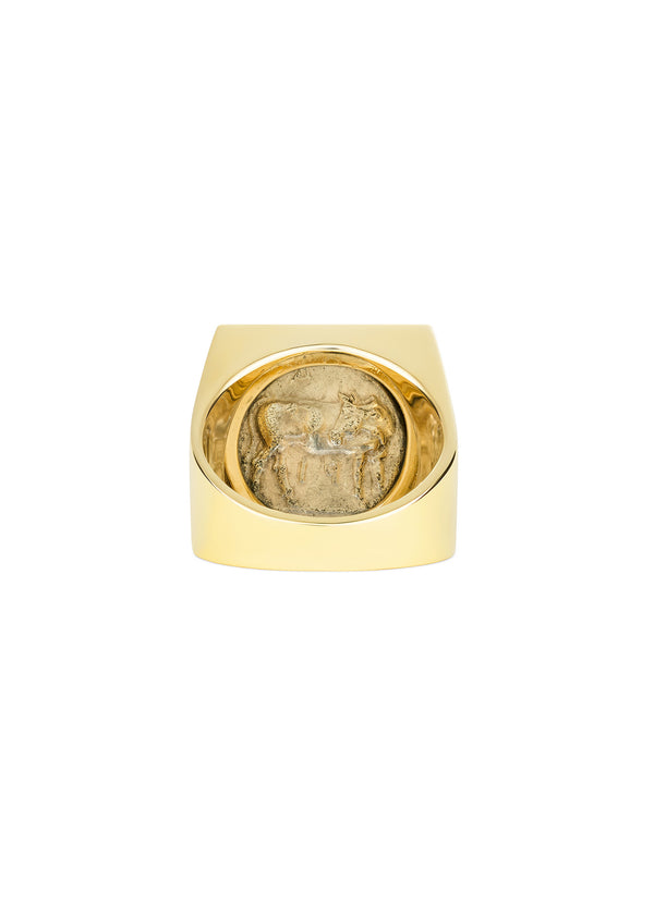 Dubini Gorgon Signet Ring