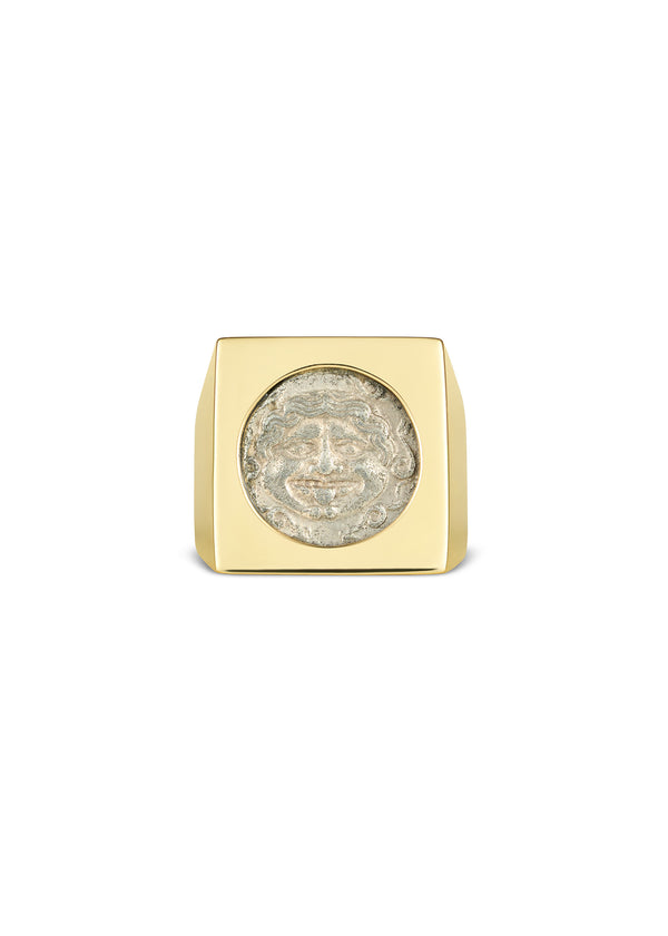 Dubini Gorgon Signet Ring