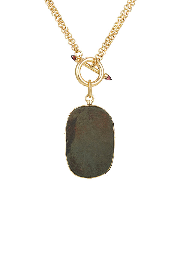 Dubini Heart Scarab Medallion