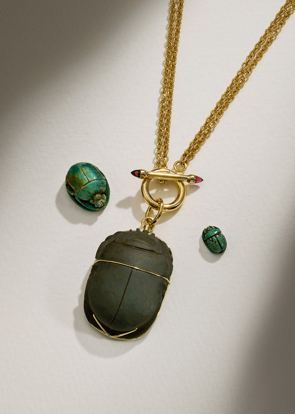 Dubini Heart Scarab Medallion