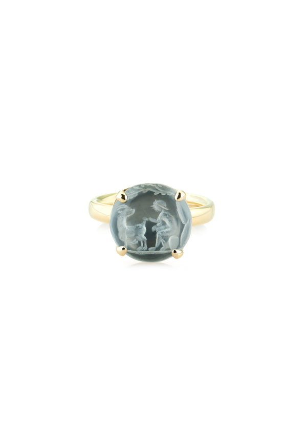 Dubini Pastoral Intaglio Ring