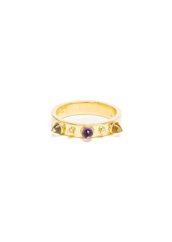 Dubini Punta Di Diamante Amethyst Citrine Ring