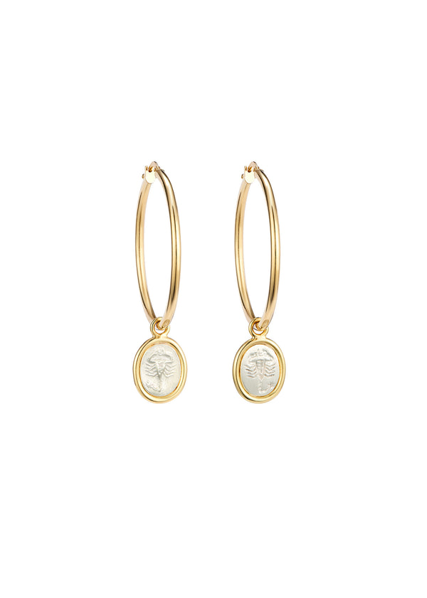 dubini Scorpio Intaglio Hoops