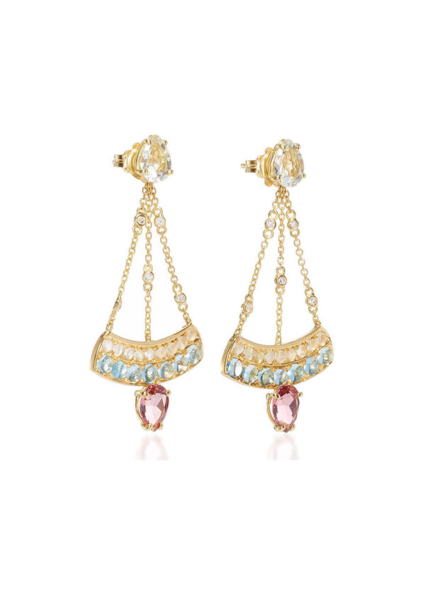 Dubini Sophia Chandelier Earrings