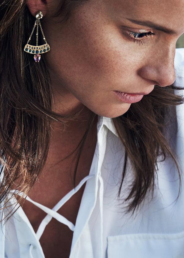 Dubini Sophia Chandelier Earrings