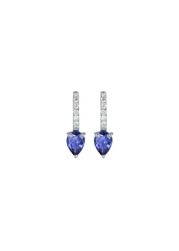 dubini Theodora Iolite Drop Earrings
