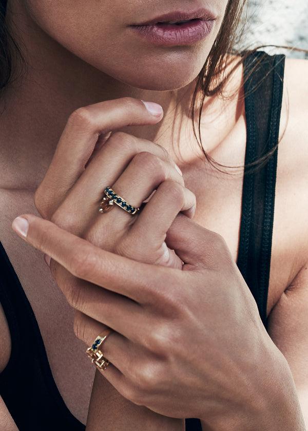 Dubini Theodora Tear Ring