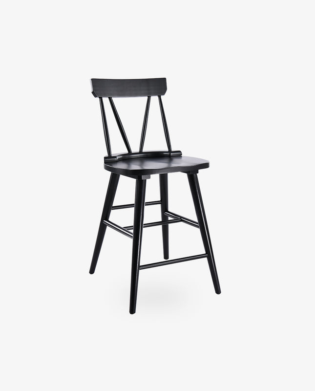 duhome 24" Sevierville Windsor Wooden Counter Stools Set of 2