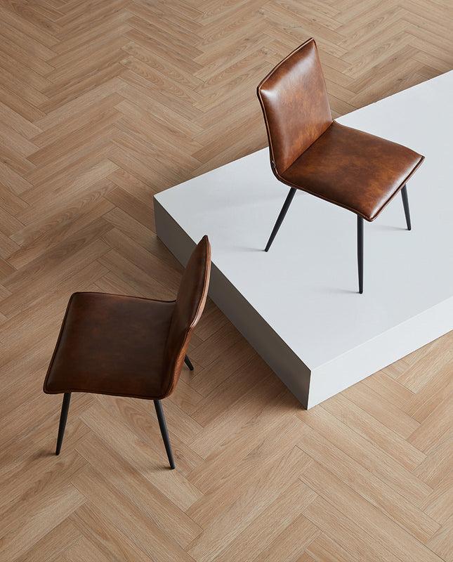 Duhome Burlington Black Legs Dining Chairs Set Of 4