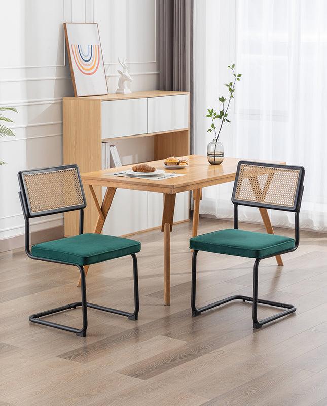 Duhome Catskills Bauhaus Cantilevered Side Chairs Set Of 2