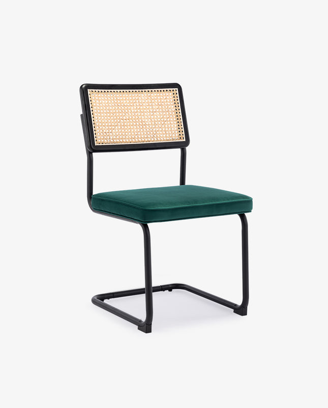 duhome Catskills Bauhaus Cantilevered Side Chairs Set of 2