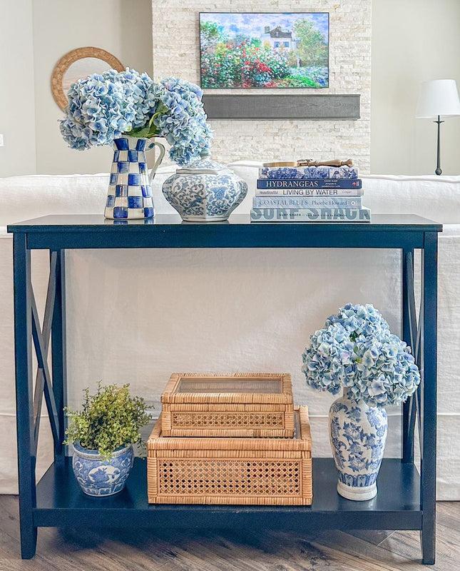 Duhome 32" Holland X-Side Wood Console Table