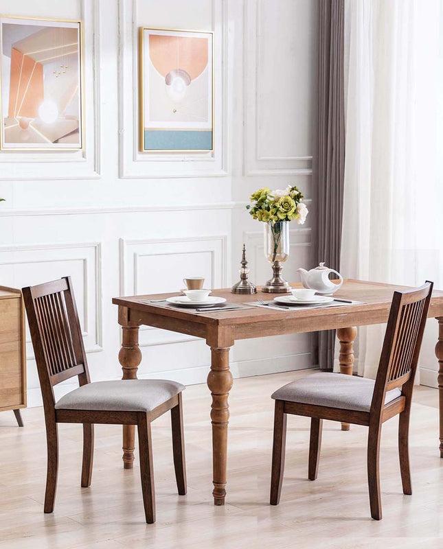 Duhome Alamosa Slat-Back Dining Chairs Set Of 2