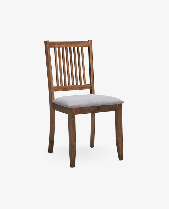 duhome Alamosa Slat-Back Dining Chairs Set of 2