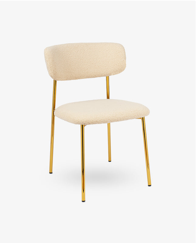 duhome Amarillo Sherpa Side Chairs Set of 2