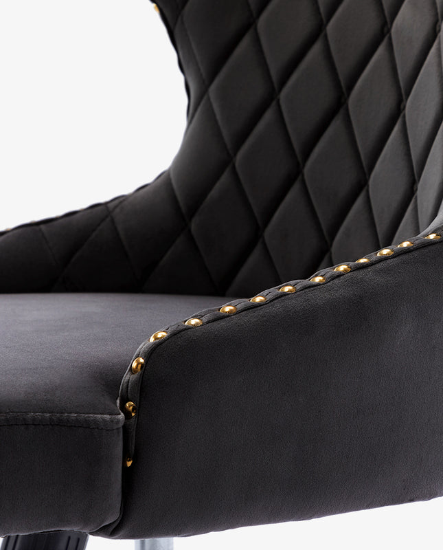 Duhome Bismarck Rhombus Nails Home Office Chair