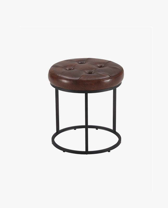 duhome Cheyenne Button Tufting Vanity Stool
