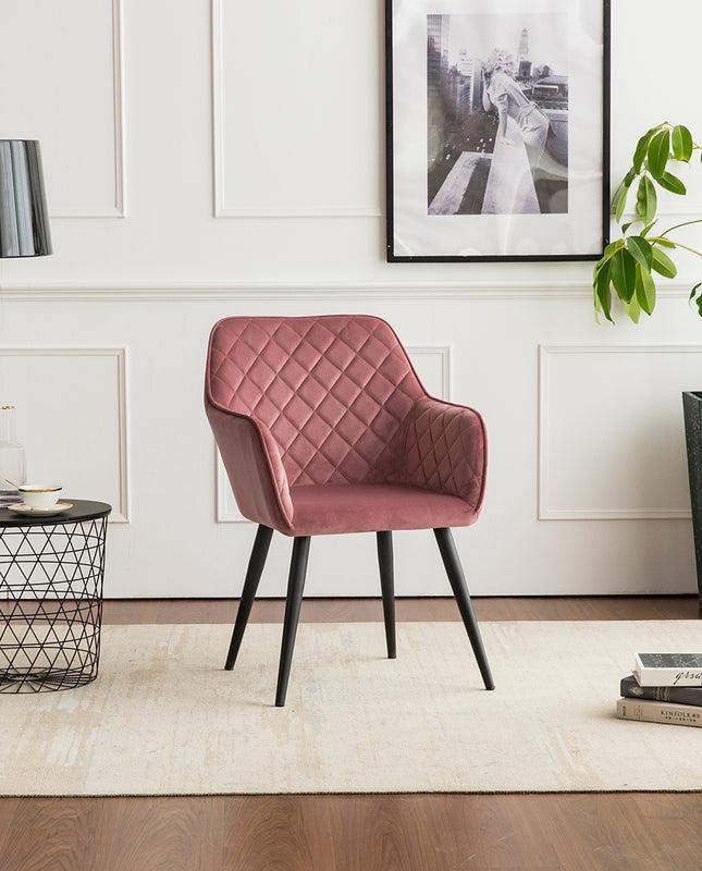 Duhome Chicago Armrest Velvet Accent Chair
