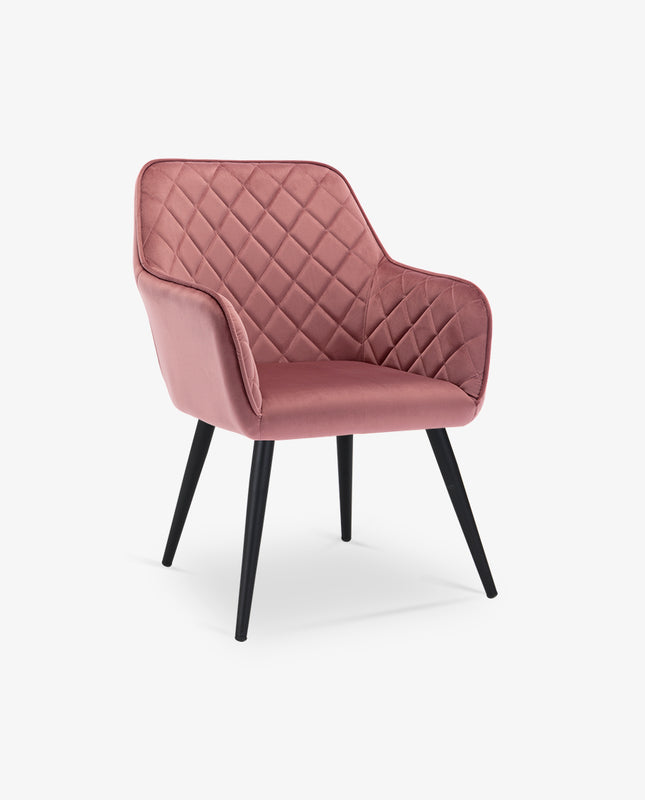 duhome Chicago Armrest Velvet Accent Chair